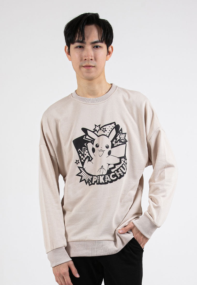 Oversized Sweatshirt Pikachu Forest Pokémon Pikachu 250GSM Premium