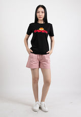 Forest Ladies Casual Cotton Short Pants Women Plain Drawstring Shorts  | Seluar Pendek Perempuan - 865108