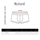 (3 Pcs) Byford Men Trunk Bamboo Spandex Men Underwear Assorted Colours - BUB688S