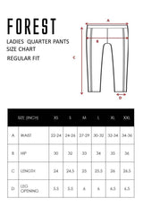Ladies Yoga Quarter Pants - 865092