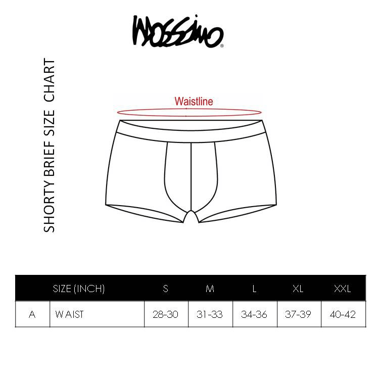 (2 Pcs) Mossimo Men Trunk Microfibre Spandex Men Underwear Assorted Colours - MUB1015S