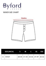 (3 Pcs) Byford Men Boxer 100% Cotton Men Underwear Assorted Colours - BUD5158X