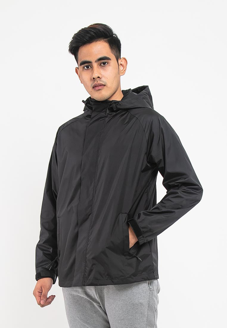 Water Resistant Reflective Hooded Windbreaker Jacket - 30392 – Forest  Clothing