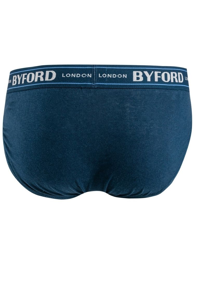 3 Pcs Byford Men Brief 100 Cotton Men Underwear Assorted Colours