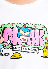 Forest X Shinchan Cloakwork Kids Cotton Round Neck T Shirt | Baju T shirt Budak - FCK20040