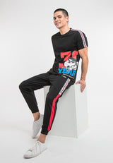 Forest X Shinchan 30th Anniversary Logo Taping Men Casual Jogger Pants | Seluar Lelaki Jogger - FC10002