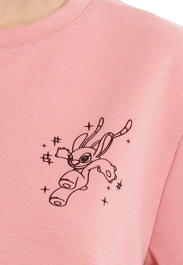 Forest x Disney Stitch Premium Cotton Round Neck Tee Family Tee Ladies / Kids - FW820144 / FWK820144