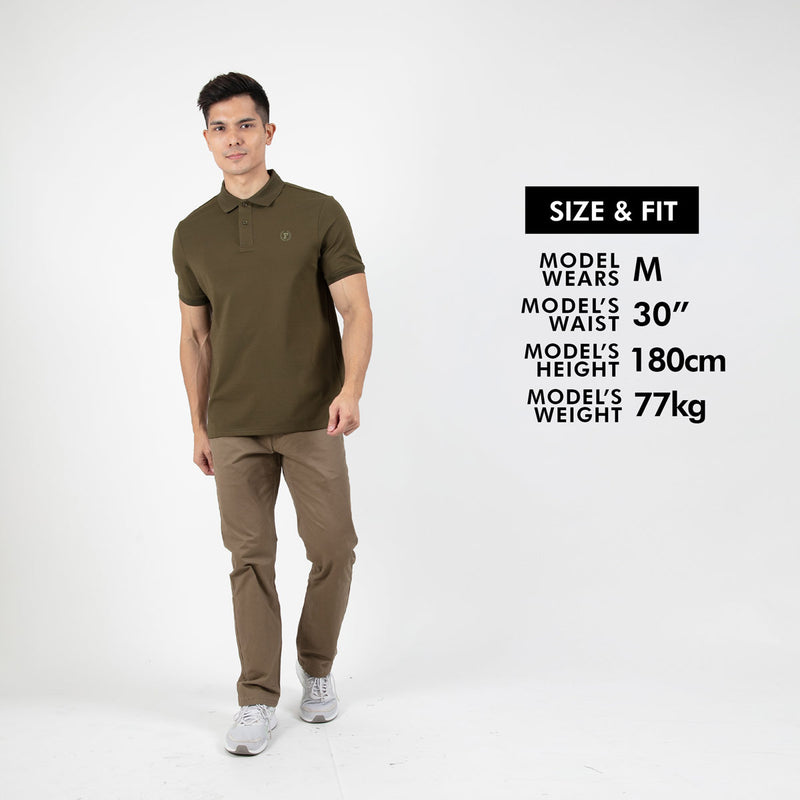 Forest DRI-FIT Plain Polo T Shirt Men Polo Tee | Baju T Shirt Lelaki - 23768