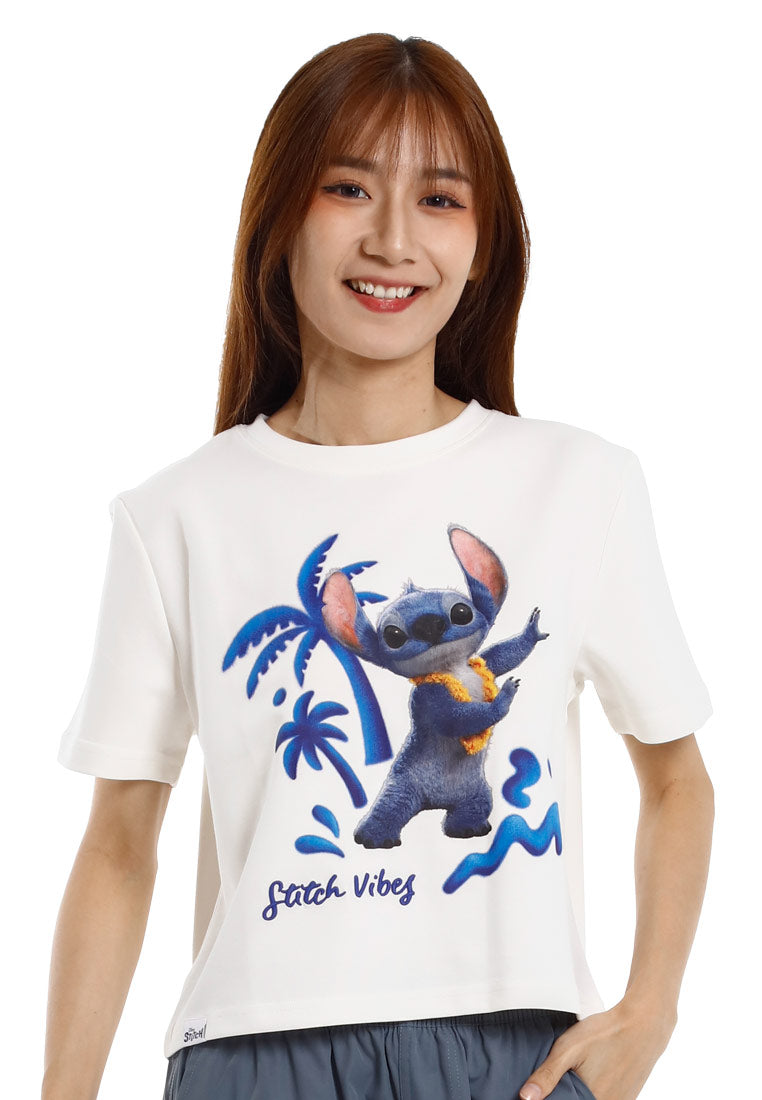 Forest x Disney Stitch Premium Weight Air-Cotton Round Neck Tee Family Men/Ladies/Kids - FW20147 / FW820147 / FWK20147