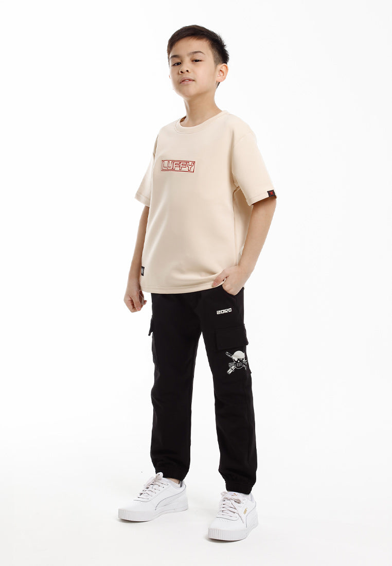 Forest Baju T Shirt/Seluar Lelaki | Forest x One Piece Luffy Premium Air-Cotton Oversized Mens Tee/Pants/Kid - FO20000/FO10002/FOK20000