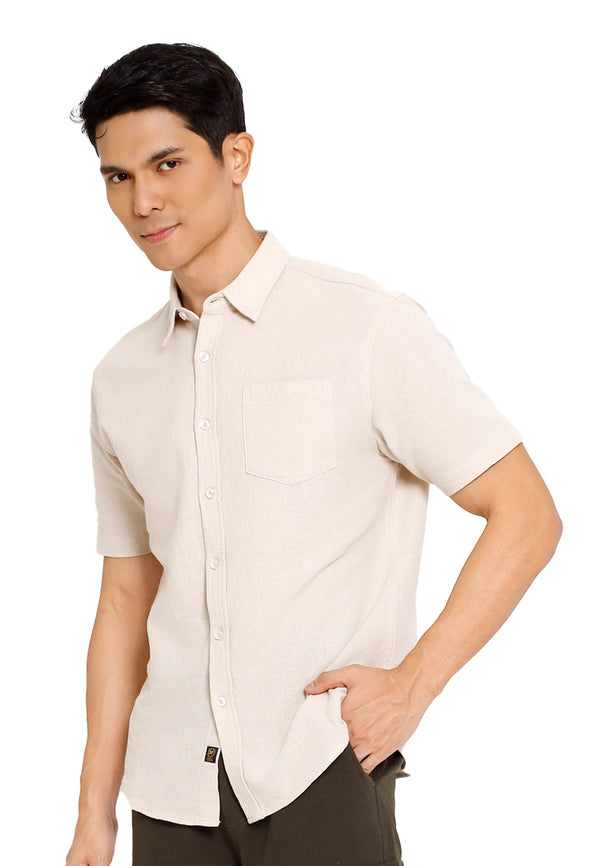 Forest Woven Full Printed Short Sleeve Men Shirt | Baju Kemeja Lelaki - 621438