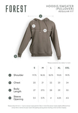 Forest Cotton Interlock 250GSM Premium Weight Cotton Reg Fit Hoodie Men Sweatshirt Jacket - 23770