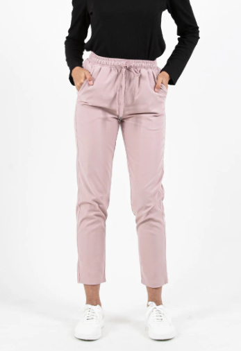 Forest Ladies Plain Elastic Waist Long Pants Women | Seluar Perempuan Panjang - 810463