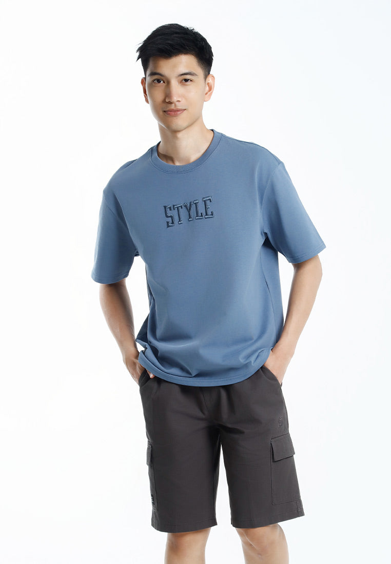 Forest T Shirt Lelaki | Forest Oversized Heavy Weight 320gsm Dual-ply Cotton Yarn Short Sleeve T Shirt Men - 24091