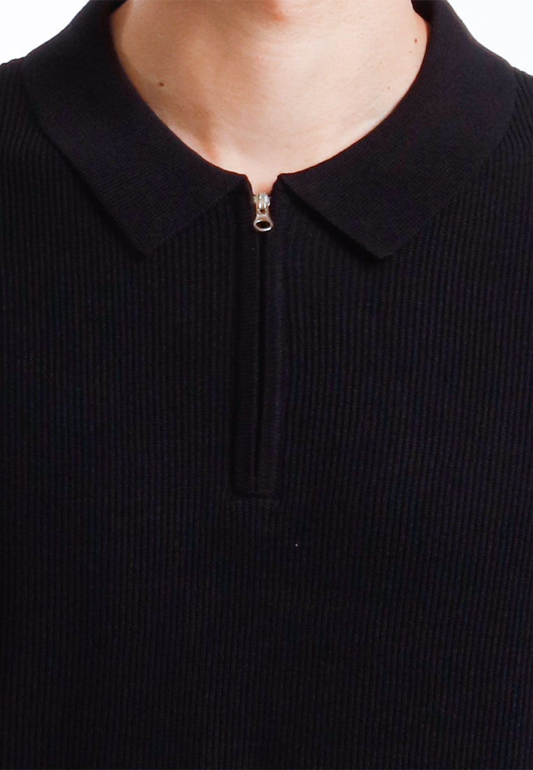 Alain Delon Tshirt Lelaki Lengan Pendek | Alain Delon Knits Polo Shirt Short Sleeve - 16025007