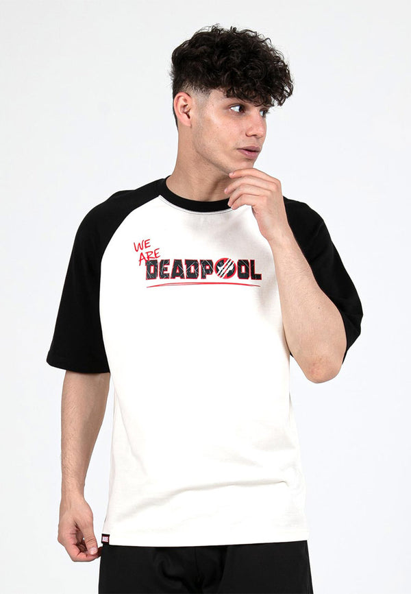 Forest x Marvel Deadpool & Wolverine Air-Cotton Oversized Heavy Weight Fabric Round Neck Tee - FA20002