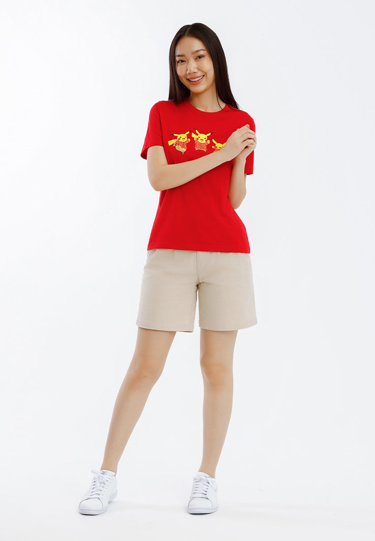 Forest x Pokemon Cotton Round Neck CNY Tee Men / Ladies / Kids  - FP21025 / FP821025 / FPK21025