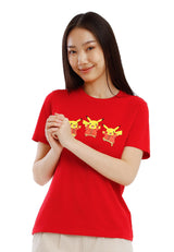 Forest x Pokemon Cotton Round Neck CNY Tee Men / Ladies / Kids  - FP21025 / FP821025 / FPK21025