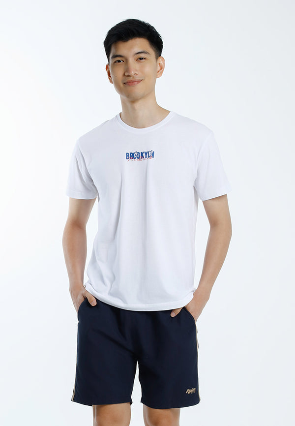 Forest T Shirt Lelaki | Forest Regular Fit Graphic Printed Round Neck Short Sleeve T Shirt Men - 24081