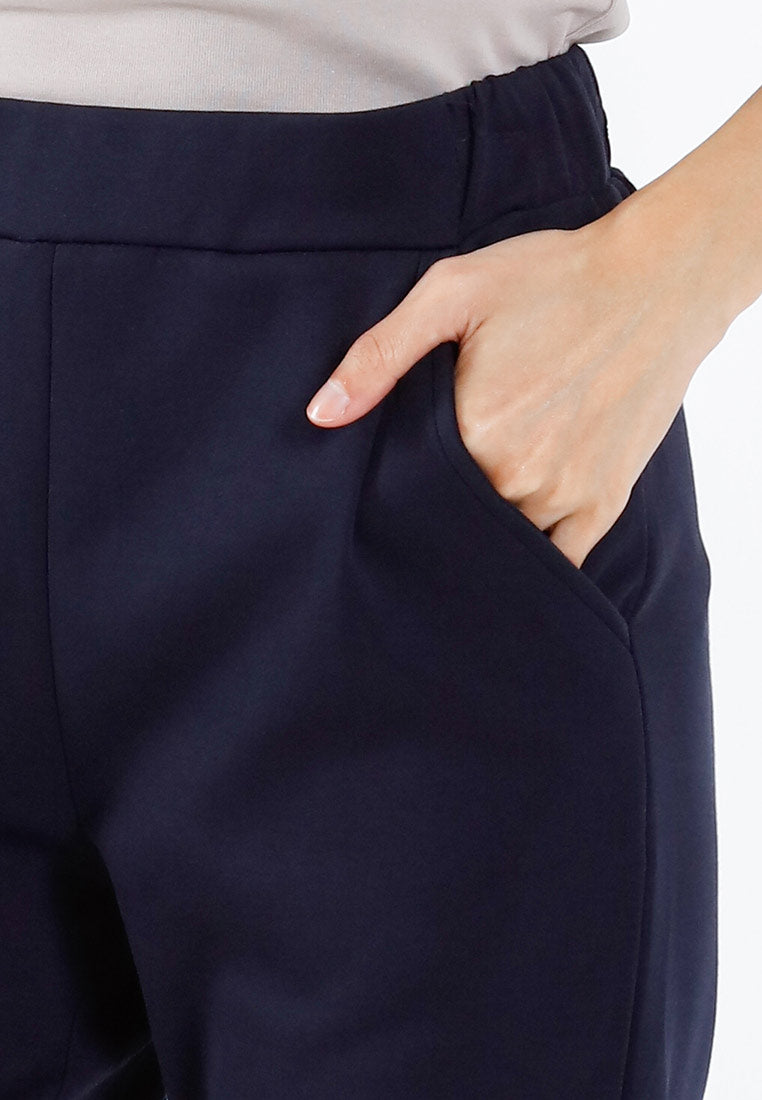 Forest Seluar Panjang Perempuan | Forest Ladies Cotton Interlock Tapered Pants Women Casual Long Pants - 810500