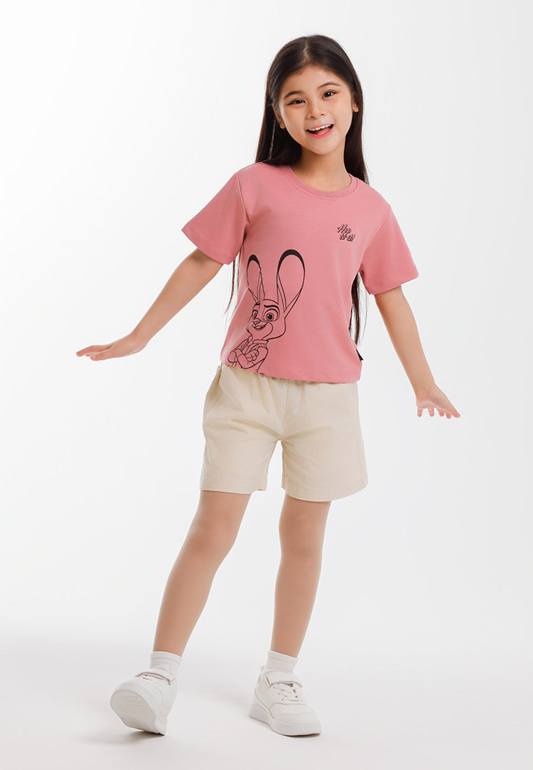 Forest T Shirt Perempuan/Budak | Forest x Disney Zootopia 2 Premium Cotton Cropped Women/Kids Tee - FW820155/FWK820155