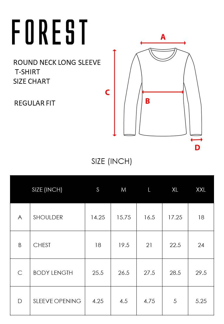 Forest Ladies S/Jersey Long Sleeve Loose Fit Printed Long T-shirt | Baju Perempuan Lengan Panjang - 822333