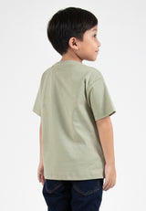 Forest Kids Boys Premium Cotton Interlock Round Neck Graphic T-Shirt | Baju T-Shirt Budak Lelaki - FK20221