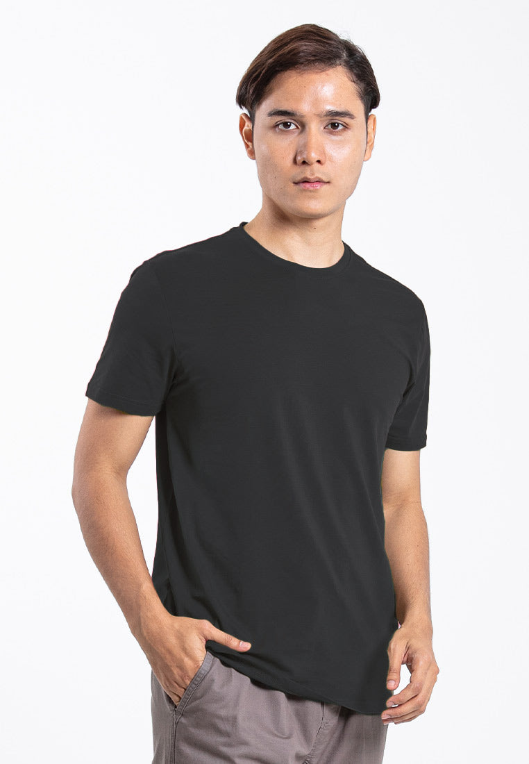 Forest Plus Size Premium Soft-Touch Cotton Slim Fit Plain Tee T Shirt Men - PL23791