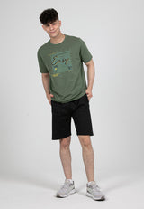 Forest Stretchable Roman Men Shorts Casual Short Pants Men | Seluar Pendek Lelaki - 65855