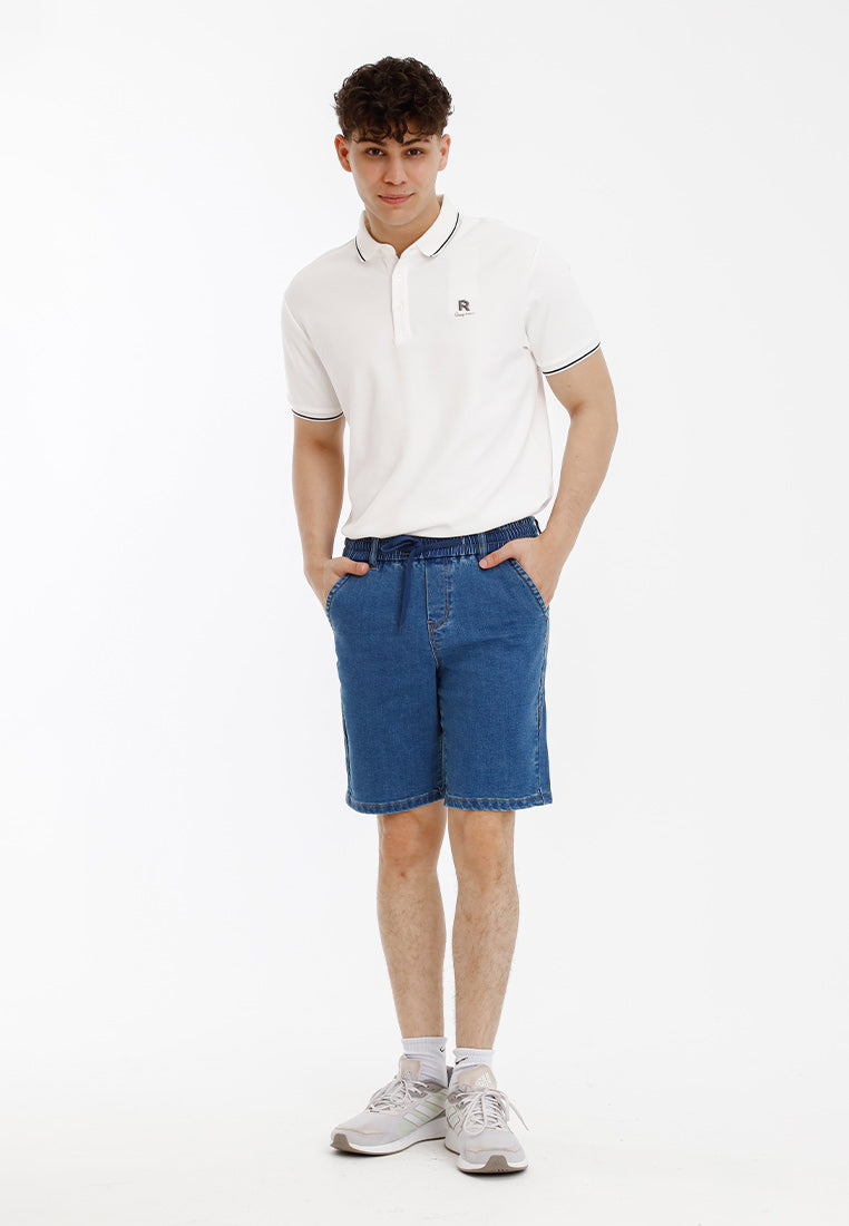 Forest Casual Denim Elastic Shorts Pants | Seluar Pendek Lelaki - 670220