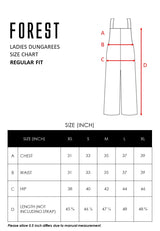 Forest Ladies Linen Dungarees Overalls Pants Women Solid Jumpsuit - 810487