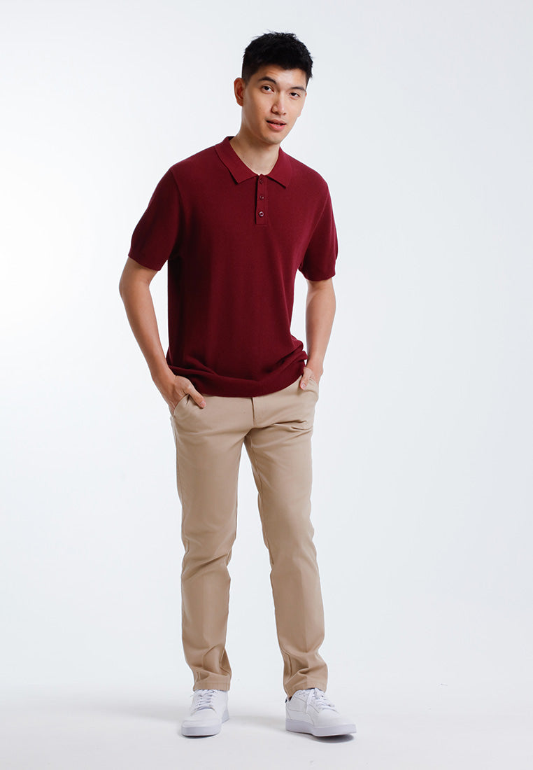 Alain Delon Baju Polo Lelaki | Alain Delon Mens Knits Polo Shirt Short Sleeve - 16025002