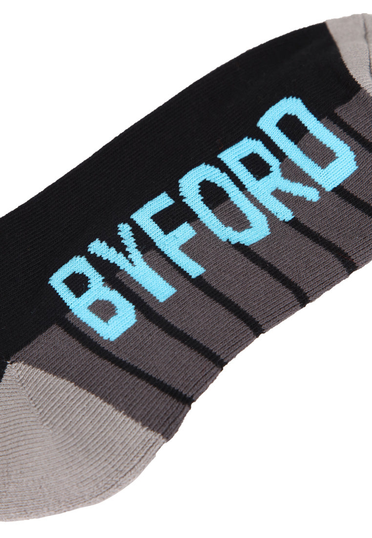 (3 Pcs) Byford Cotton Spandex Half Terry Ankle Sport Socks- BSF1034T