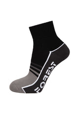 (2 Pcs) Forest Cotton Spandex Half Terry Ankle Sport Socks- FSF0070T