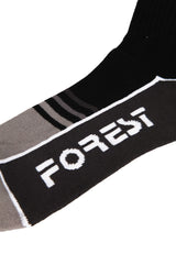 (2 Pcs) Forest Cotton Spandex Half Terry Ankle Sport Socks- FSF0070T