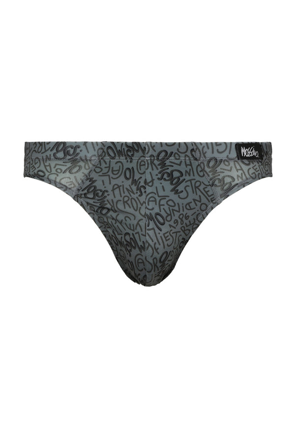 (3 Pcs) Mossimo Mens Microfibre Spandex Mini Brief Underwear Assorted Colours - MUB1042M