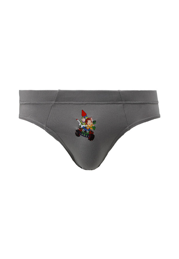 (3 Pcs) Forest X Disney.Pixar Kids - Toy story & Monster Kids Microfibre Spandex Mini Brief Underwear Assorted Colours - WUJ0014M