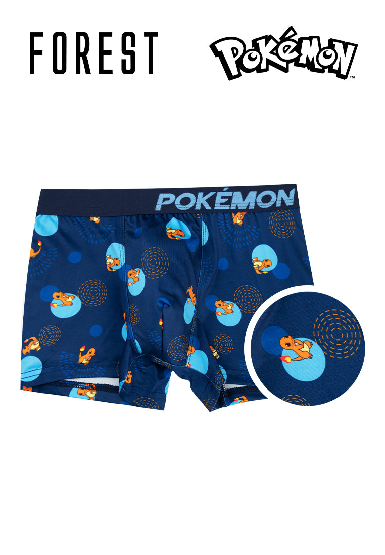 (2 Pcs) Pokémon Kids Microfibre Spandex Shorty Brief Underwear Assorted Colours - PUJ1011S