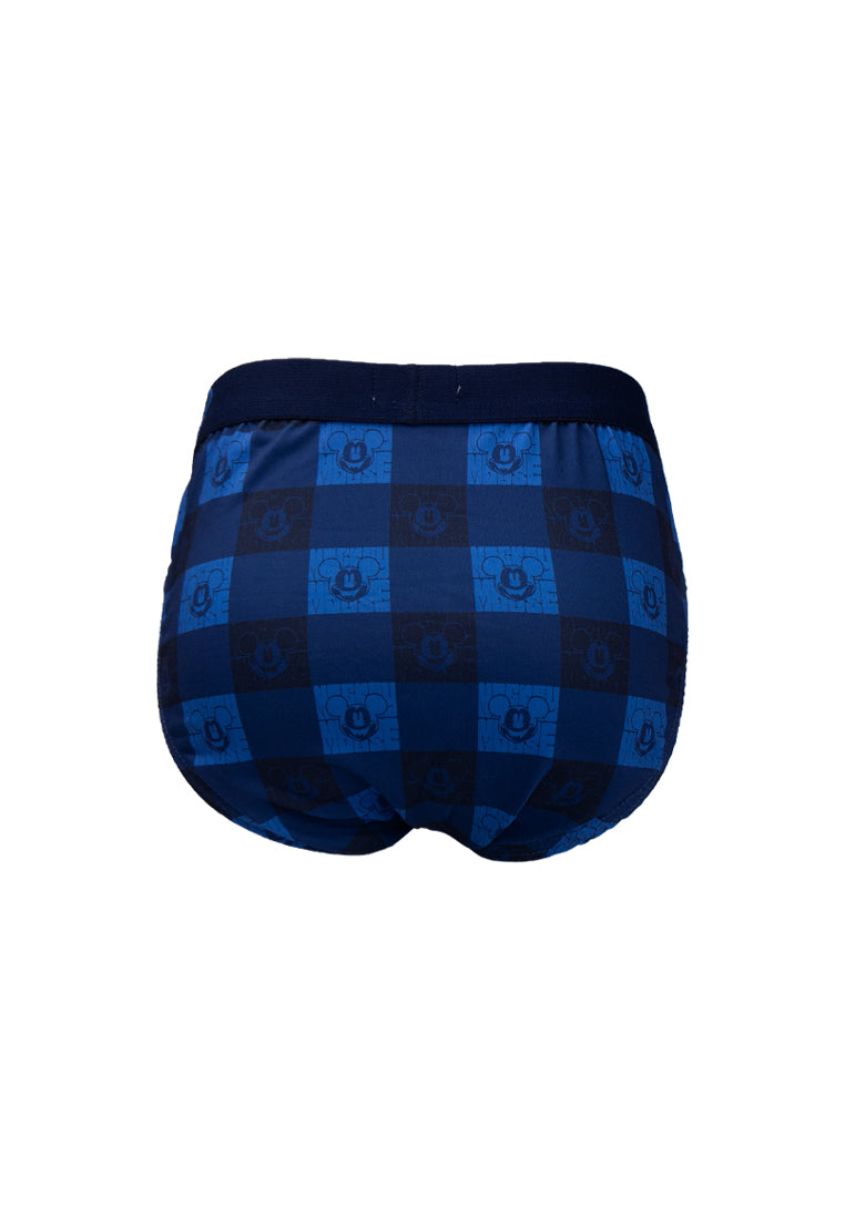 (3 Pcs) Forest X Disney Kids Microfibre Spandex Mini Brief Underwear Assorted Colours - WUJ0011M