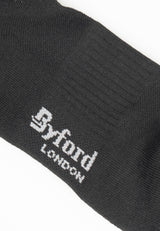 (3 Pcs) Byford Micro Poly Spandex Sports Terry Ankle Socks- BSF1040T