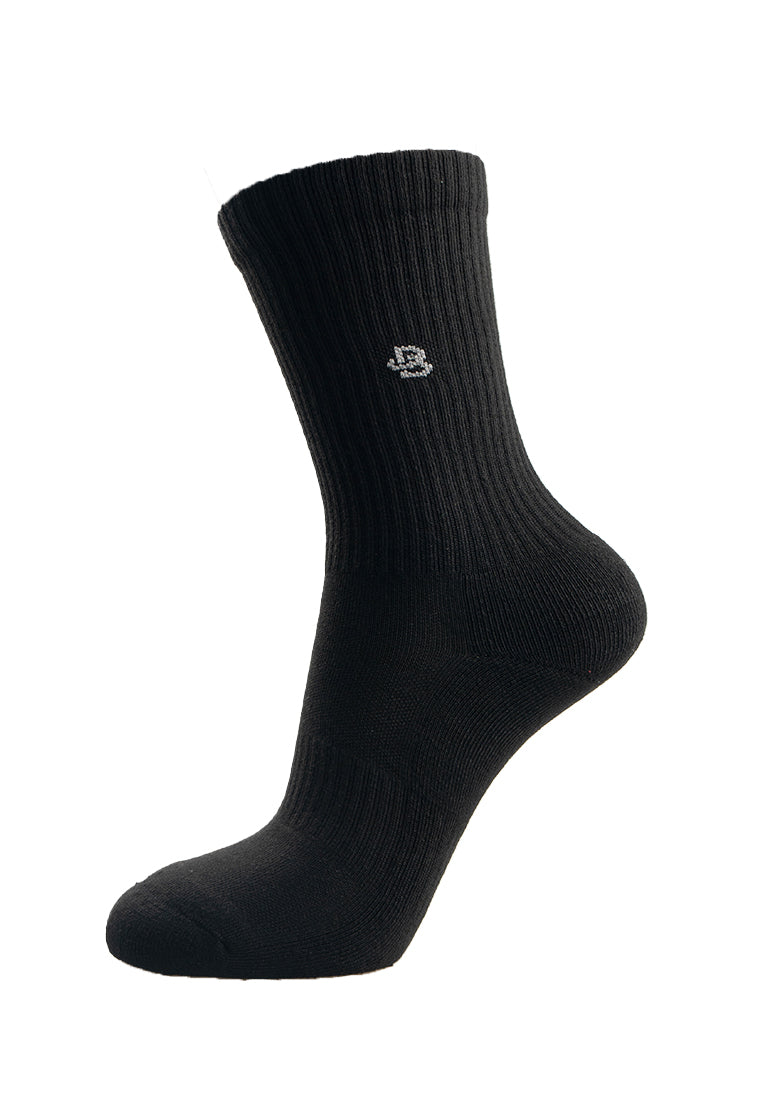 (3 Pcs) Byford Micro Poly Spandex Sports Terry Full Length Socks- BSF1041T