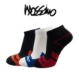 (3 Pcs) Mossimo Poly Spandex Half Terry Ankle Sport Socks- MSF0031T
