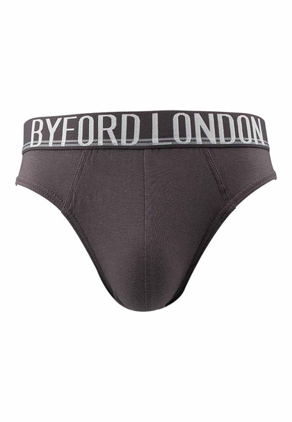 (5 Pcs) Byford Mens 100% Cotton Mini Brief Underwear Assorted Colours - BUD5238M
