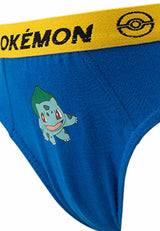 (3 Pcs) Pokémon Kids 100% Cotton Mini Brief Underwear Assorted Colours - PUJ1008M