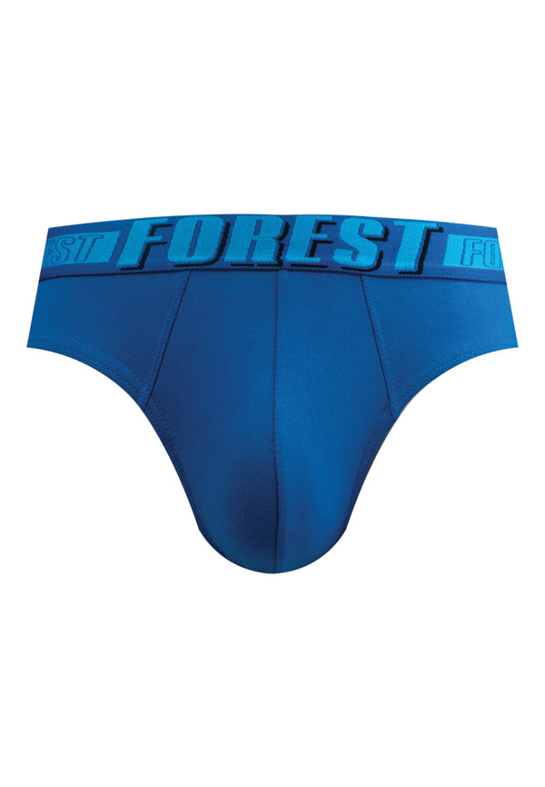 (3 Pcs) Forest Mens Microfibre Spandex Mini Brief Underwear Assorted Colours - FUD0135M