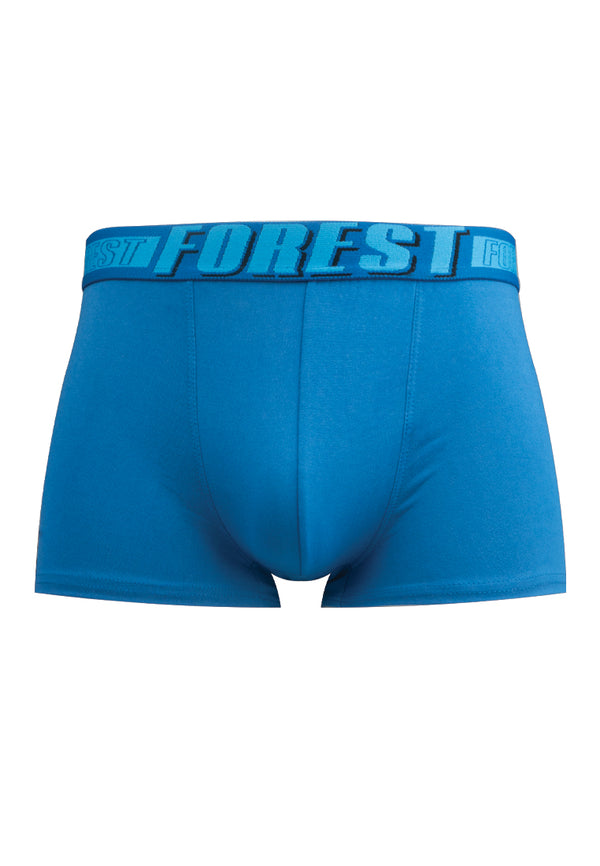 (2 Pcs) Forest Mens Microfibre Spandex Shorty Brief Underwear Assorted Colours - FUD0136S