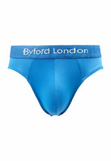 (3 Pcs) Byford Mens Microfibre Spandex Mini Brief Underwear Assorted Colour-BUB720M