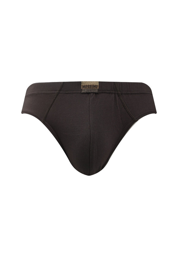 (5 Pcs) Mossimo Mens Microfibre Spandex Mini Brief Underwear Assorted Colour-MUD0055M