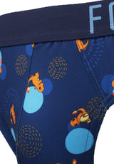 (3 Pcs) Pokémon Mens Microfibre Spandex Mini Brief Underwear Assorted Colours - PUD1006M