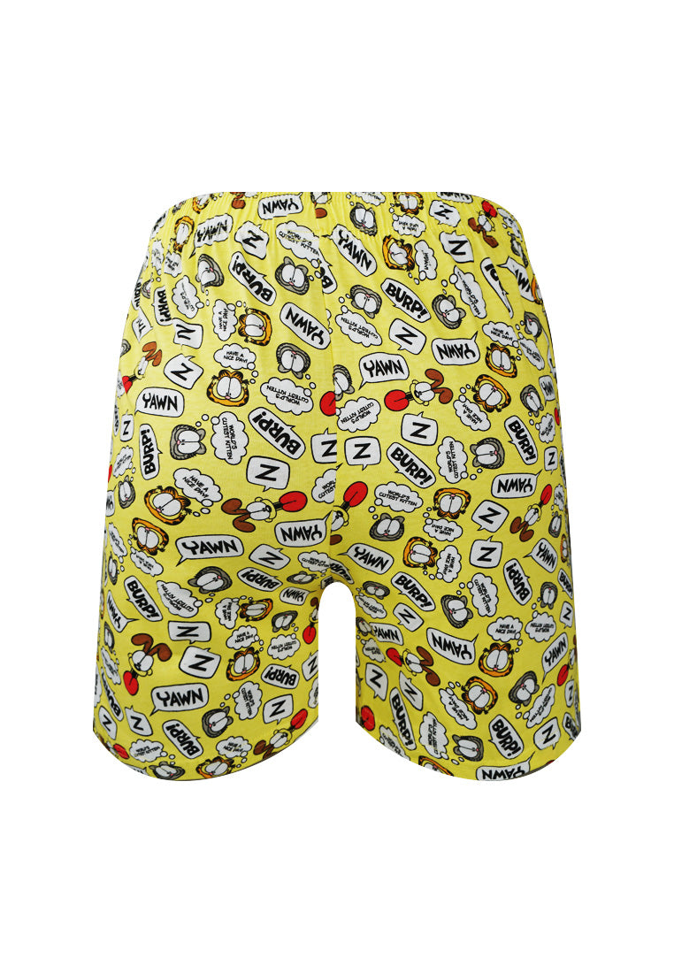 (2 Pcs) Forest X Garfield Mens 100% Cotton Boxer Underwear Assorted Colours - GUD0001X